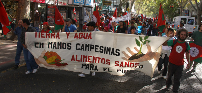 Campesinos: "Queremos tierra, agua y justicia"