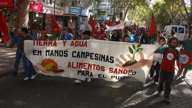 imagen Campesinos: "Queremos tierra, agua y justicia"