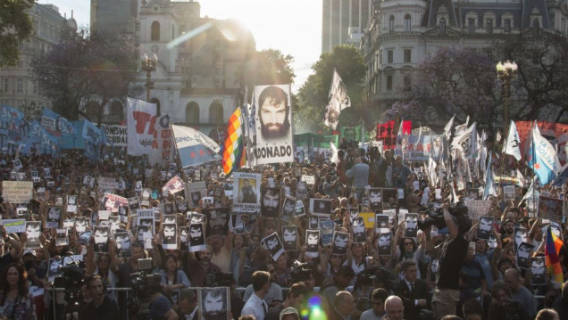 imagen Sergio Maldonado: "No vamos a abandonar la lucha hasta que se haga justicia por Santiago"