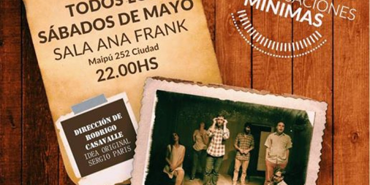 Improvisaciones mínimas en la Sala Ana Frank