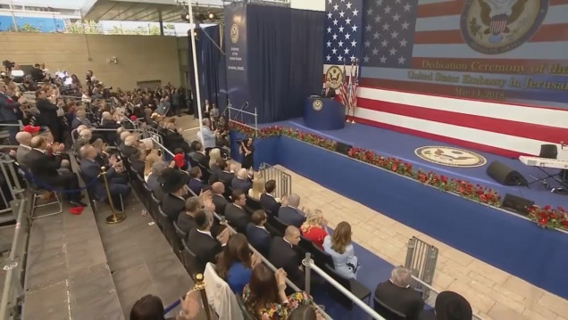 imagen Estados Unidos inauguró su embajada en Jerusalén