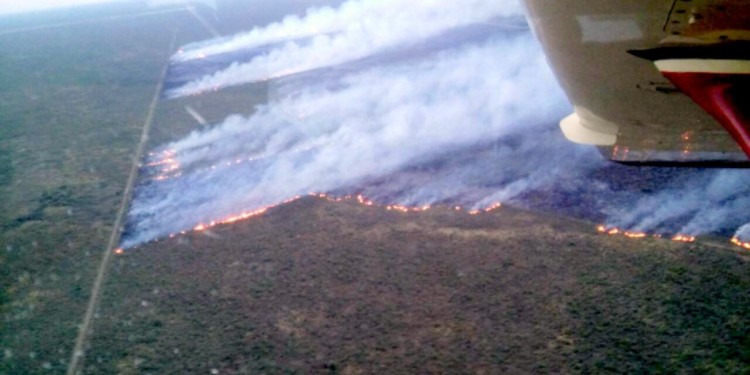 Cornejo declaró la emergencia agropecuaria por los incendios en el Sur