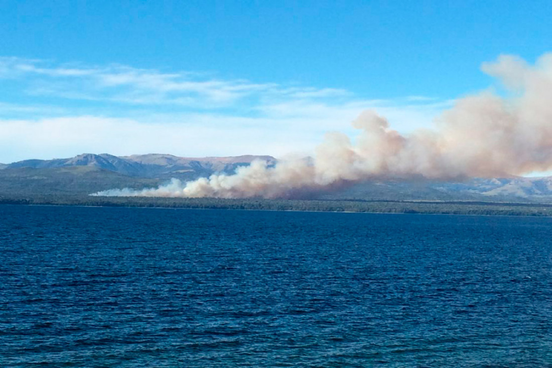 Incendio forestal en Bariloche