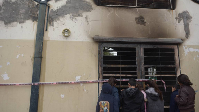 imagen Robaron e incendiaron el Jardín Arco Iris del Campo Pappa