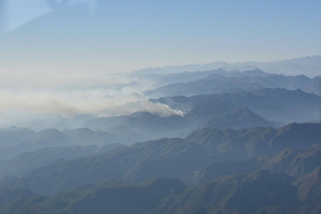 Suman un avión hidrante a la lucha contra el fuego en San Juan