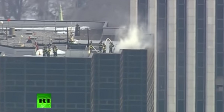 Se produjo un incendio en la terraza de la Trump Tower, en Nueva York