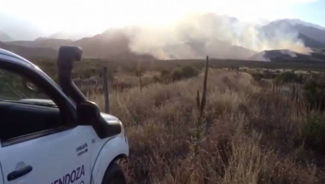 Incendios en el Valle de Uco por las altas temperaturas