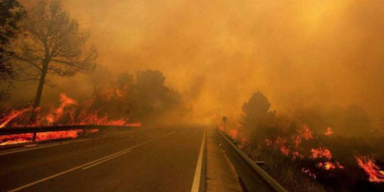 Incendios en el Sur: un rayo inició un nuevo foco de incendio 