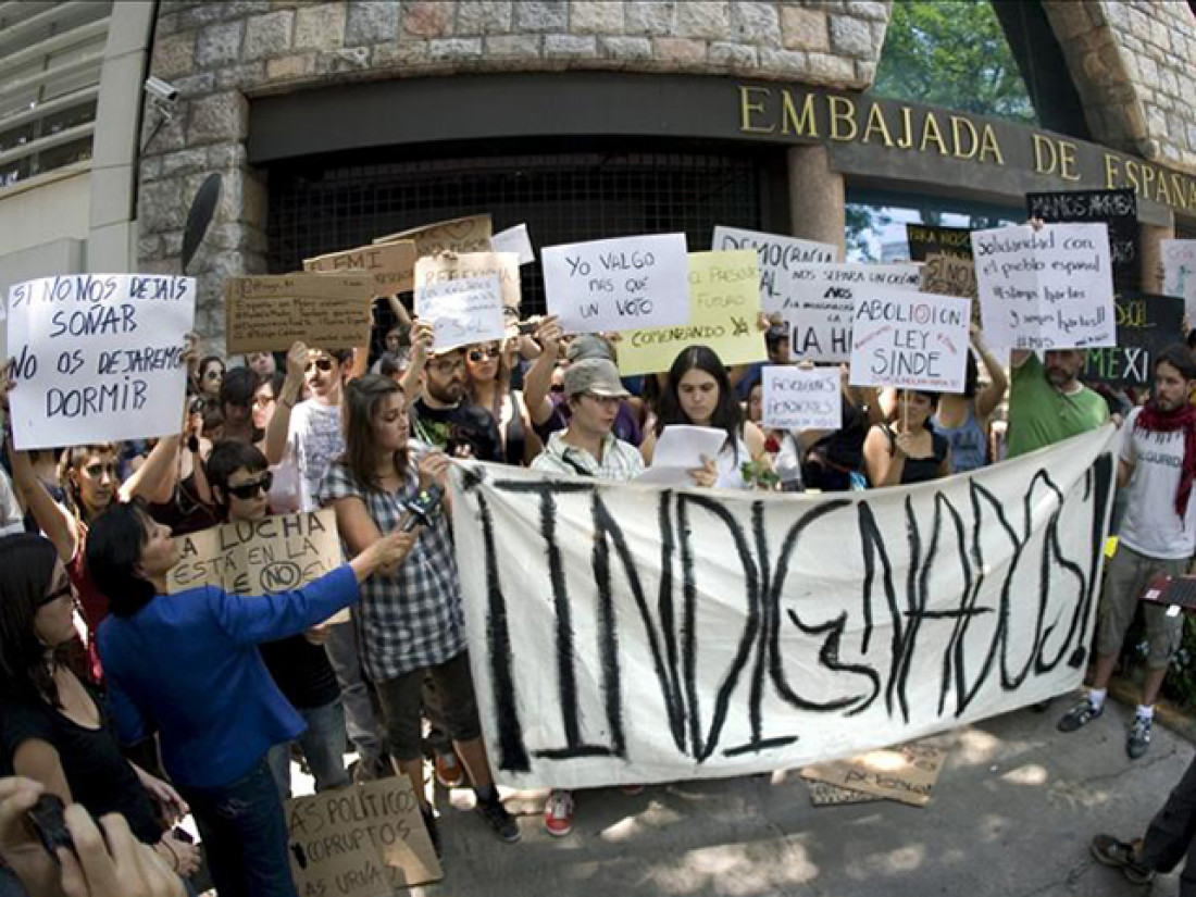 Se prepara la movilización mundial de los "indignados"