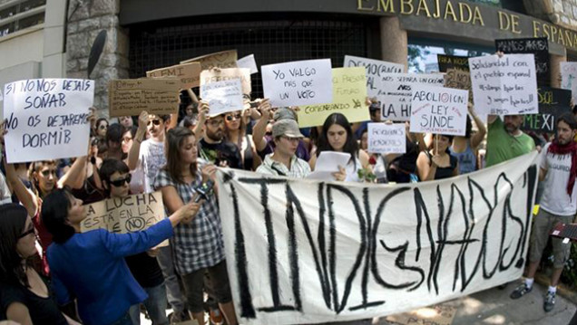 imagen Se prepara la movilización mundial de los "indignados"