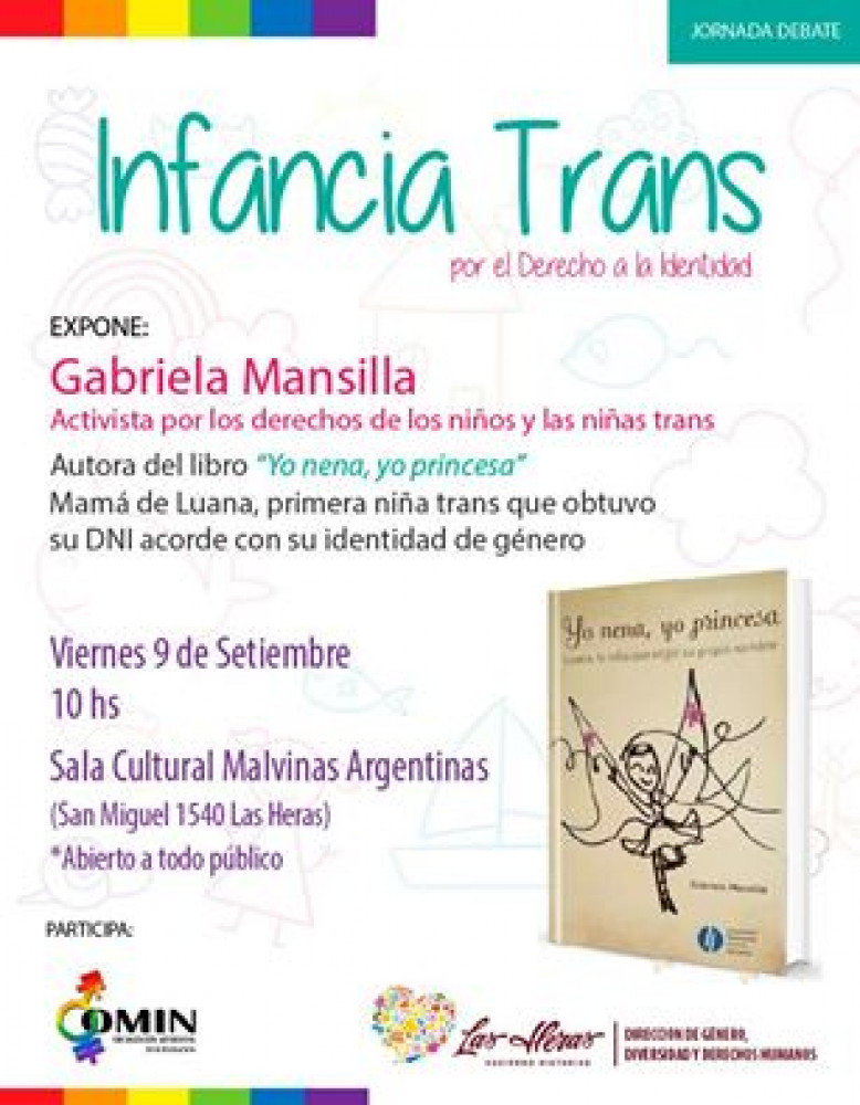 Infancia Trans, debate y reflexión en Mendoza