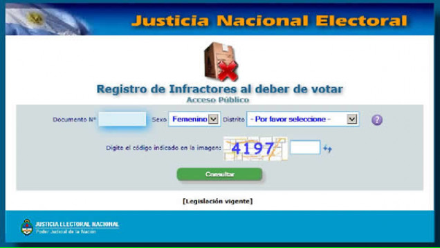 imagen Hasta el 24 se puede justificar no haber votado en las elecciones