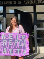 "Puedo decir que soy la primera ingeniera espacial de la Argentina y eso me enorgullece"