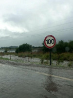 Inundaciones tras un temporal en Entre Ríos