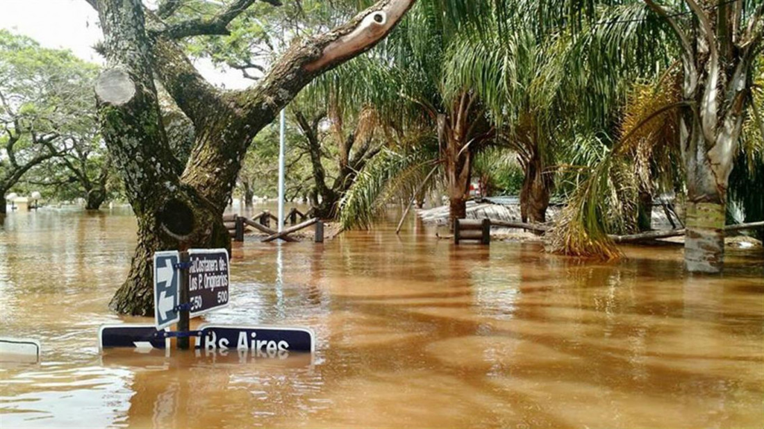 Continúa el alerta por intensas precipitaciones en el Litoral