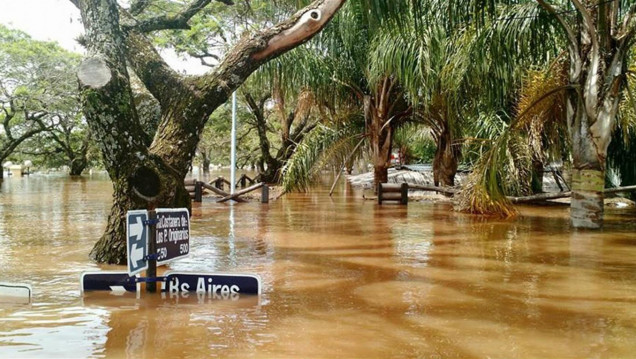 imagen Continúa el alerta por intensas precipitaciones en el Litoral