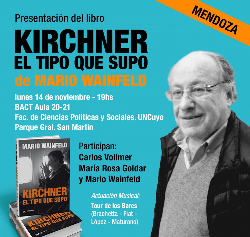 "La idea de escribir sobre Kirchner la tuve durante muchos años"