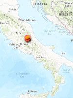 Tres sismos en una hora sacudieron Italia