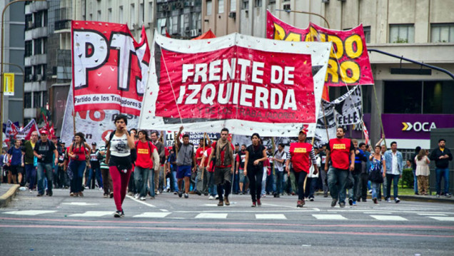 imagen El FIT se suma a la protesta de Moyano