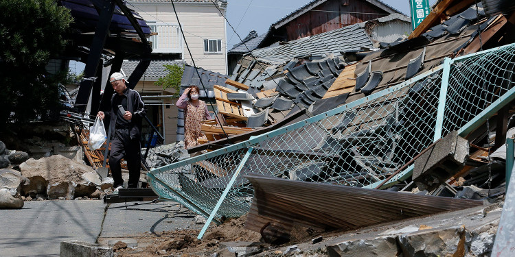 Un fuerte terremoto sacudió Japón