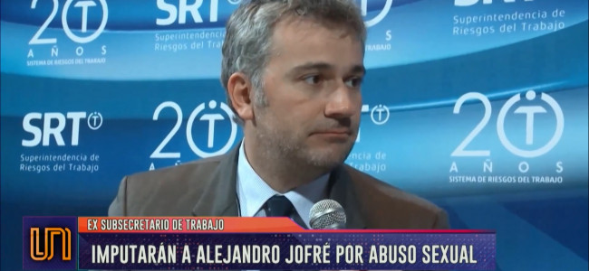 Imputaron a Alejandro Jofré por abuso sexual 