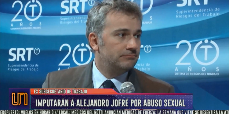Imputaron a Alejandro Jofré por abuso sexual 