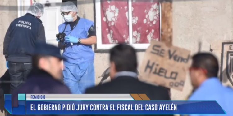 El gobierno pidió jury contra el fiscal del caso Ayelén