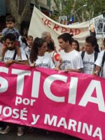 Marcharon en Buenos Aires pidiendo justicia por el doble femicidio de Montañita