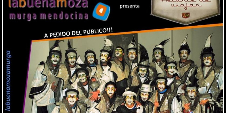 La Murga La Buena Moza, este viernes en el Espacio Cultural Julio Le Parc