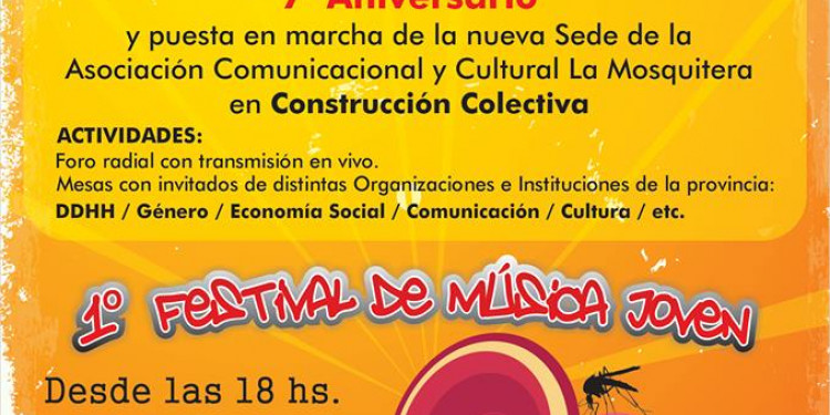 La Mosquitera Radio Comunitaria cumple 7 años