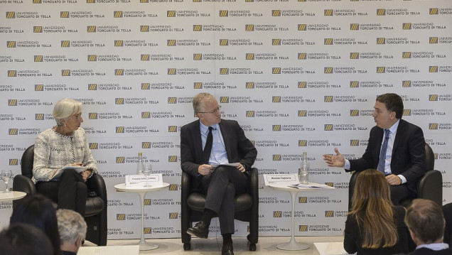 imagen Fuerte apoyo de Lagarde al gradualismo del Gobierno