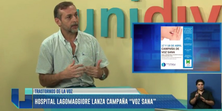 Hospital Lagomaggiore lanza su campaña "Voz sana"