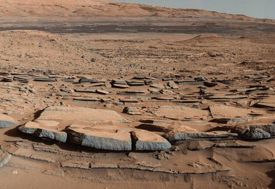 La NASA halló evidencia de un antiguo lago en Marte