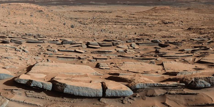 La NASA halló evidencia de un antiguo lago en Marte