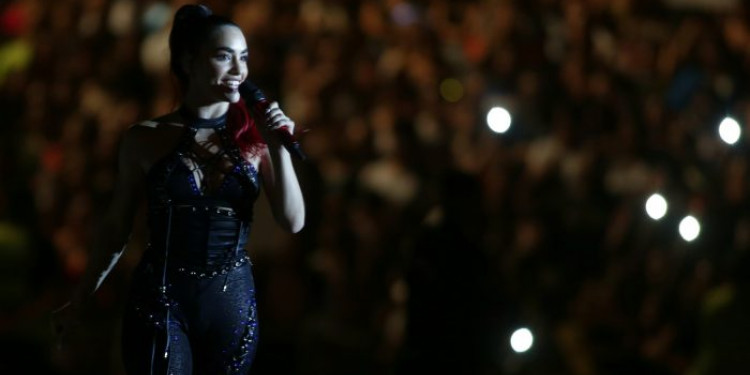 Fotogalería del show imponente de Lali para cerrar la Vendimia