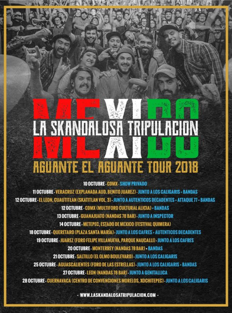 Gira exitosa y disco nuevo de la Skandalosa Tripulación