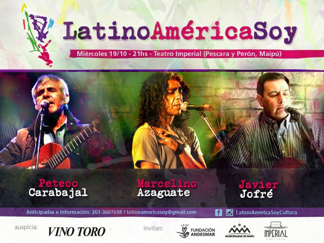 Peteco Carabajal en el Ciclo "Latinoamérica Soy"