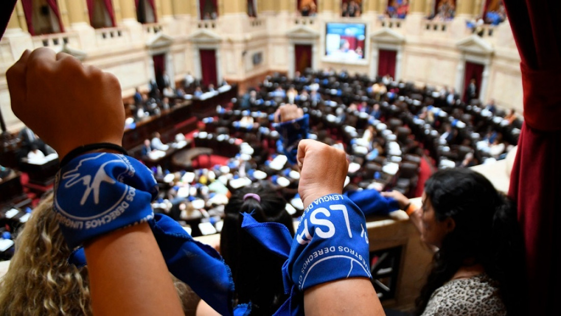 Todo listo en el Senado para aprobar el proyecto que reconoce como natural el lenguaje de señas