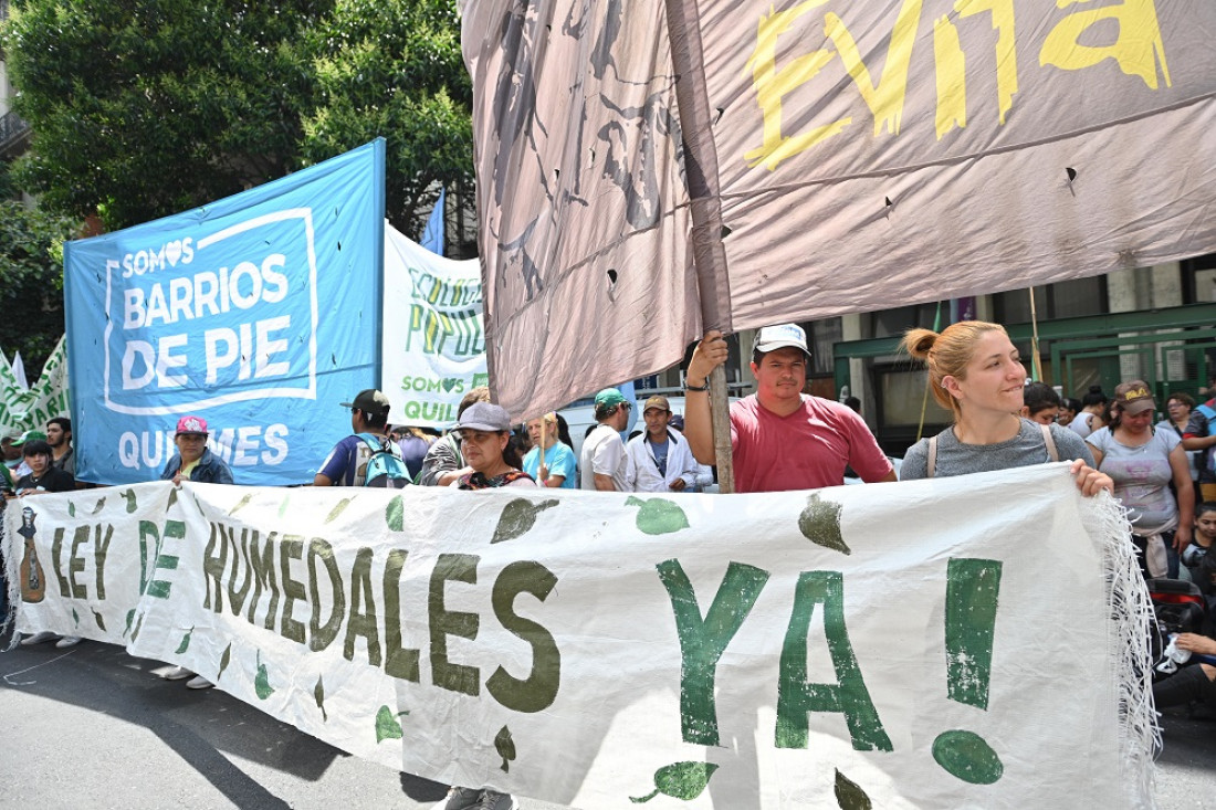 Ley de Humedales: se consiguió dictamen para que el proyecto sea tratado en el recinto