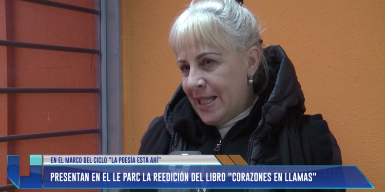 Presentan en el Le Parc la reedición del libro "Corazones en llamas"