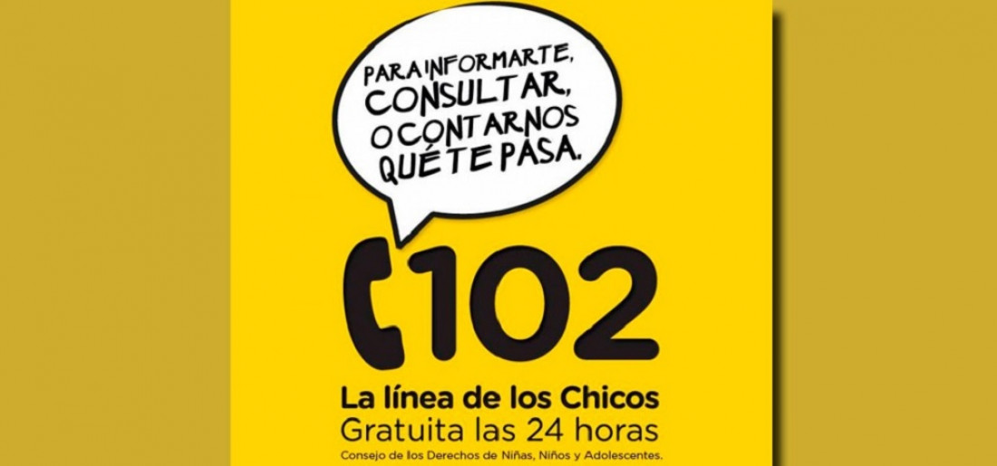 Más de la mitad de las llamadas a la línea 102 fueron por violencia contra las infancias