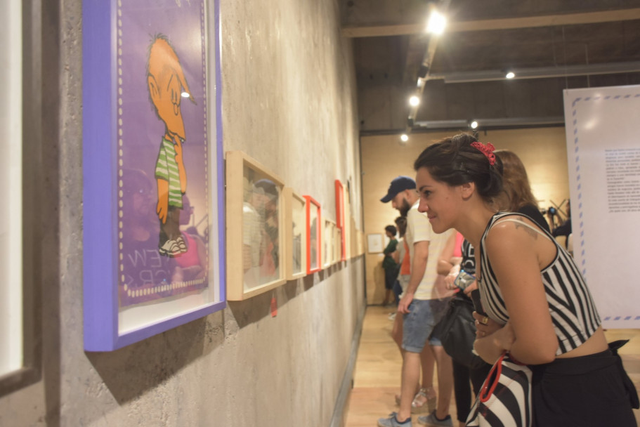 imagen Fotogalería: Quino en la muestra "Mafalda en su sopa"