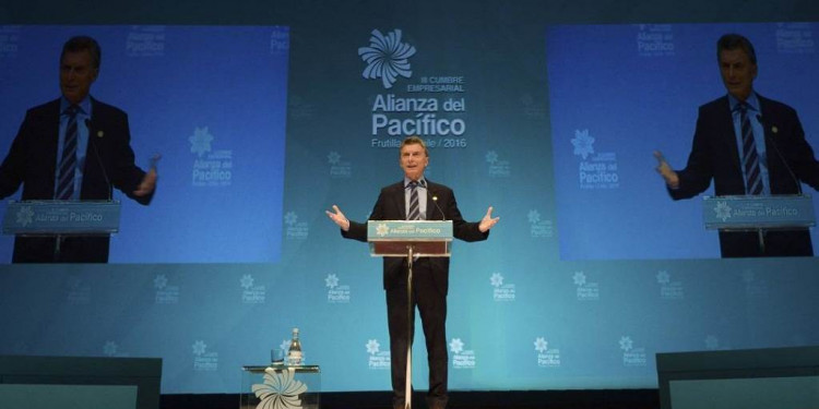 Macri pidió "avanzar hacia una convergencia" con la Alianza del Pacífico