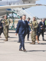 Llegó Macri y ya participa del G20