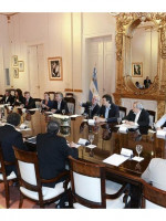 Macri encabeza una nueva reunión de gabinete ampliado en Tecnópolis