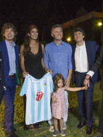 Macri recibió a los Rolling Stones