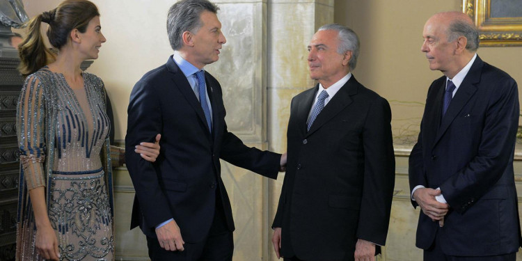 Macri tendrá su primera bilateral con Temer como presidente de Brasil