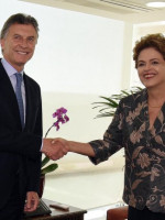 Macri ya está reunido con Dilma Rousseff