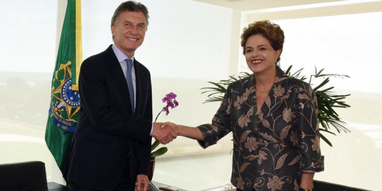 Macri ya está reunido con Dilma Rousseff