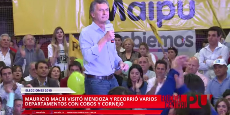 Mauricio Macri visitó Mendoza